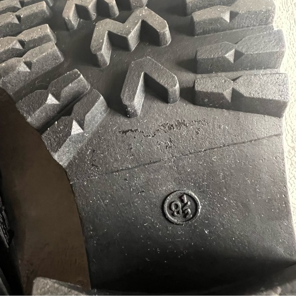 A New Day Hudson Platform Patent Leather Chunky Heel Goth Loafer Jet Black 9.5 - Picture 11 of 13